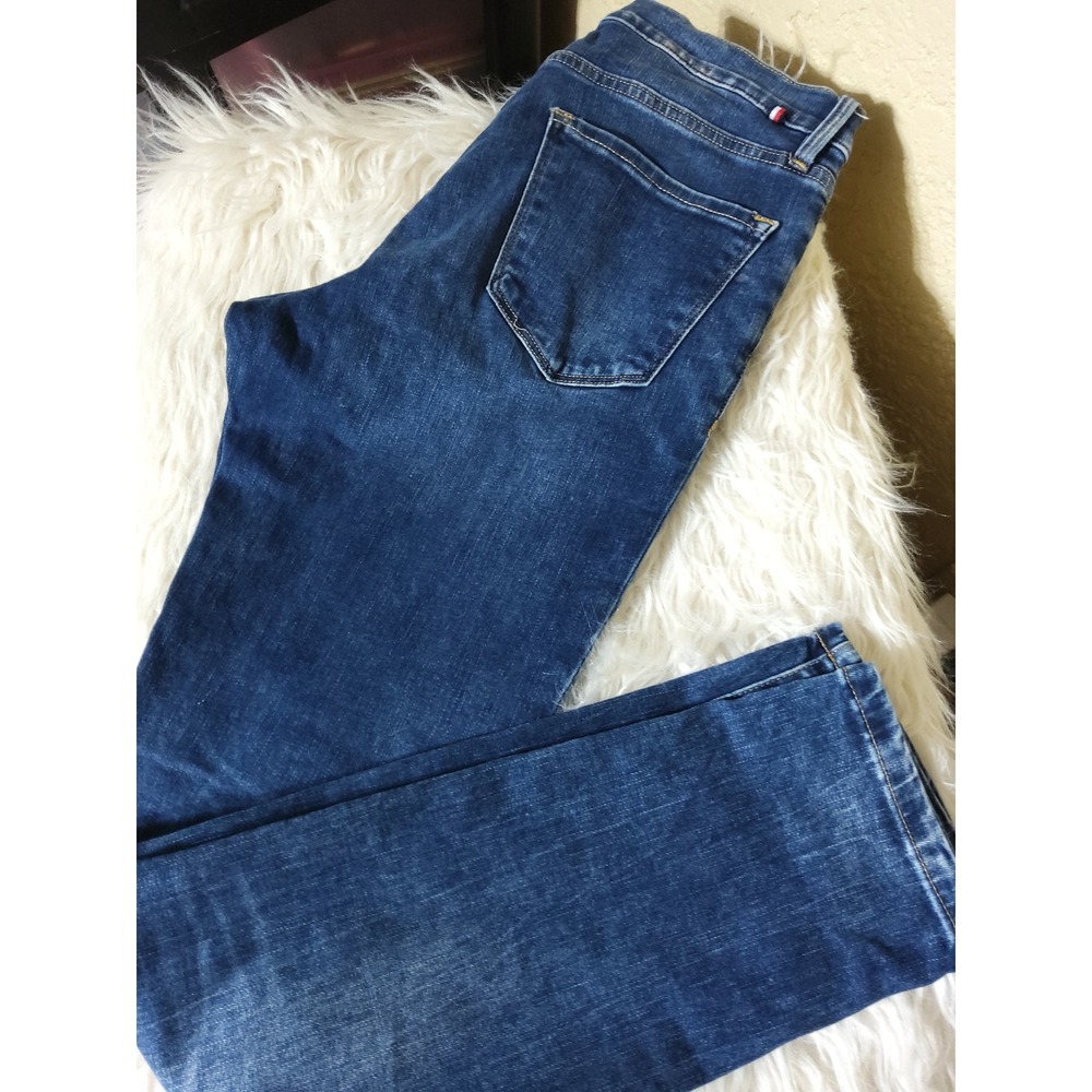 Tommy Hilfiger Greenwich Skinny Jeans Womens Medium Wash Blue Denim Pants